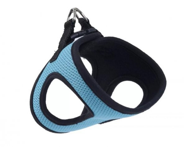 Actirex Dokuma Kumaş Neon Köpek Göğüs Tasması Mavi XS Boyun28-30cm / Göğüs32-36cm Köpeklere