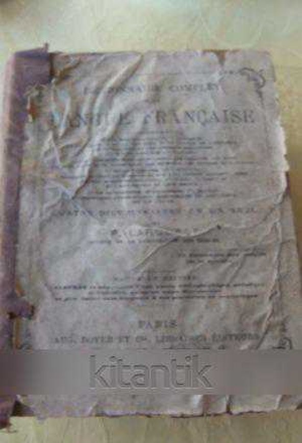 DICTIONNAIRE COMPLET  /  LANGUE FRANÇAISE ürün görseli 1