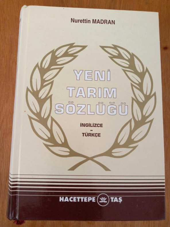 YENİ TARIM SÖZLÜĞÜ   /   İNGİLİZCE -  TÜRKÇE