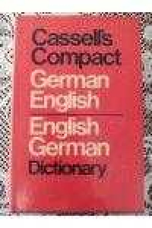 CASSELL'S  COMPACT   German - English  /  English  -  German     Dictionary