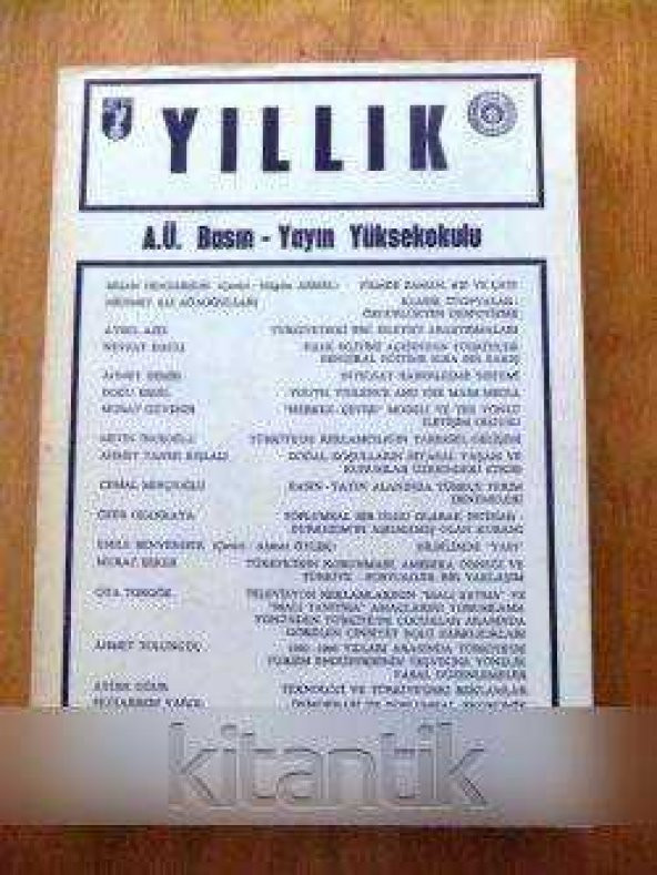 YILLIK   VIII       *  1983-1985 ürün görseli 1