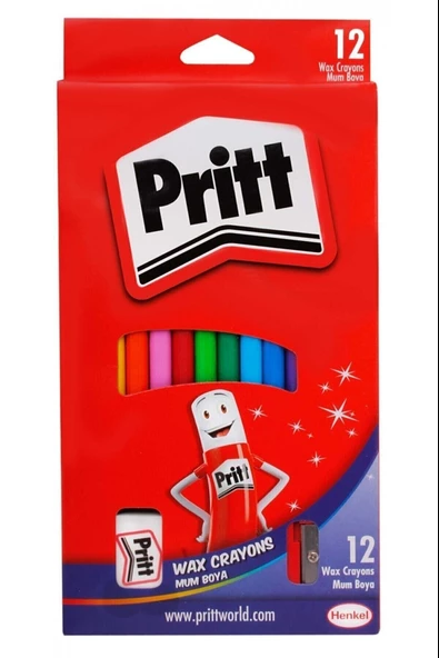 Pritt Silinebilir Mum Boya 12'Li