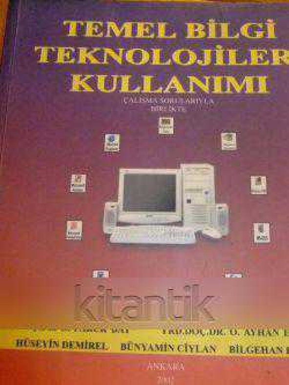 TEMEL BİLGİ TEKNOLOJİLERİ KULLANIMI   Çalışma Sorularıyla Birlikte ürün görseli 1