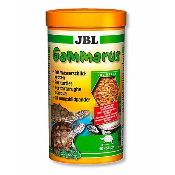 Jbl Gammarus Kaplumbağa Ve Balık Yemi ( Kurutulmuş Doğal Yem ) 1000 Ml / 110Gr