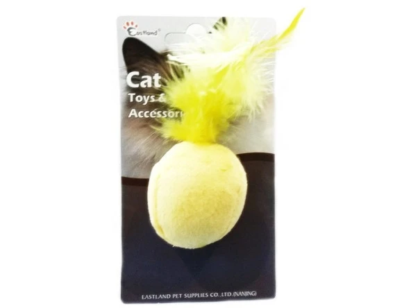 Eastland Kedi Otlu Tüylü Top Kedi Oyuncağı 4,5 Cm
