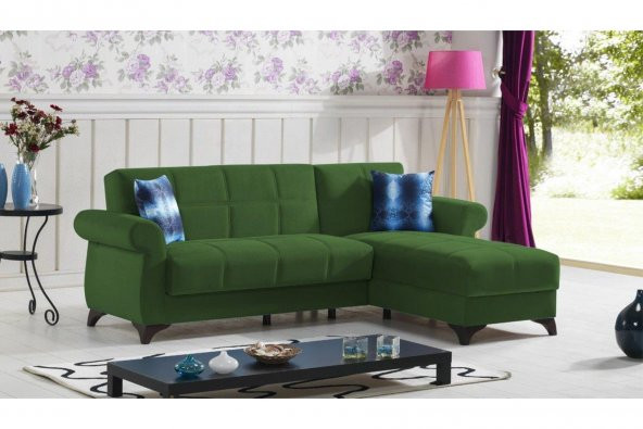 İpek Mobilya Selin Köşe Takımı 3+2 ( YEŞİL )