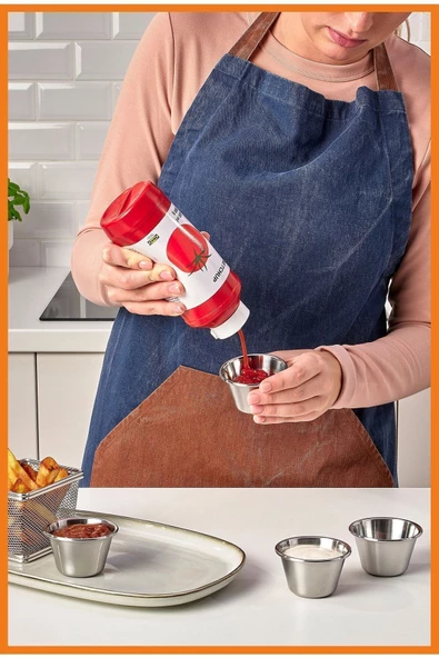 IKEA Grılltıder Sos Kasesi Paslanmaz Çelik 4 Lü Set - 2
