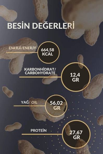 Laçoko 3kg İsme Özel Şekersiz,Glutensiz,Doğal Çifte Kavrulmuş Parçacıklı Extra Crunchy Fıstık Ezmesi - 6