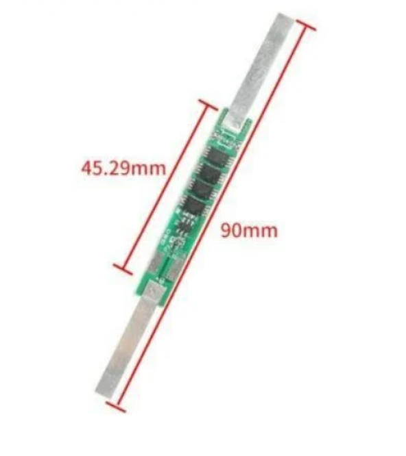 BMS Li-on 18650 Pil Koruma Kartı - 1S 3.7V 6A - 4MOS