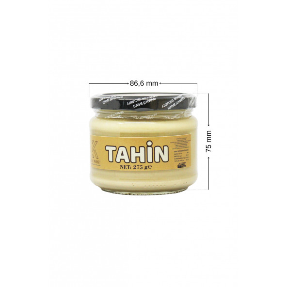 LAÇOKO 275 Gram Şekersiz, Katkısız, Vegan, Doğal  Tahin (275 Gram ) - 3