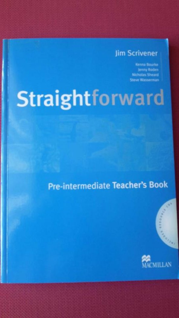 STRAIGHT FORWARD  PRE- INTERMEDIATE   Teacher's  Book  ( 2 Adet  CD  )
