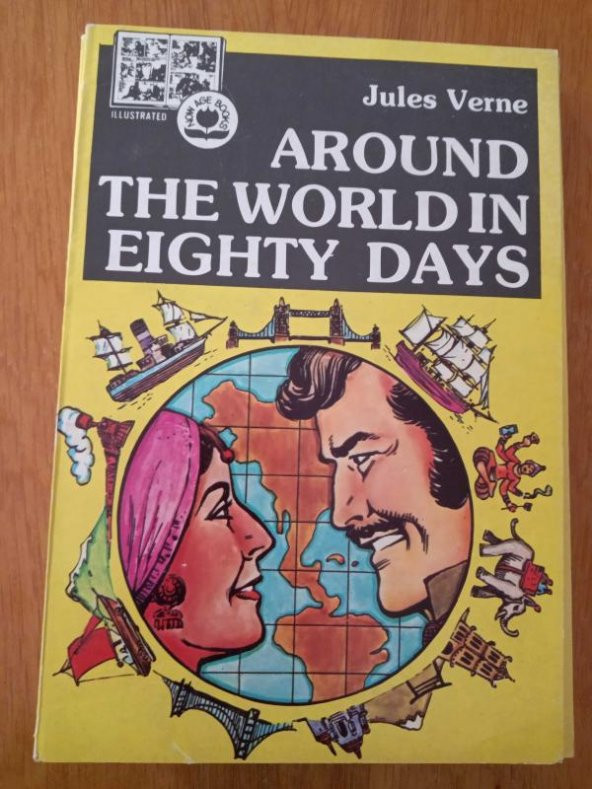 AROUND THE WORLD IN EIGTY DAYS    ( İngilizce Çizgi Roman )