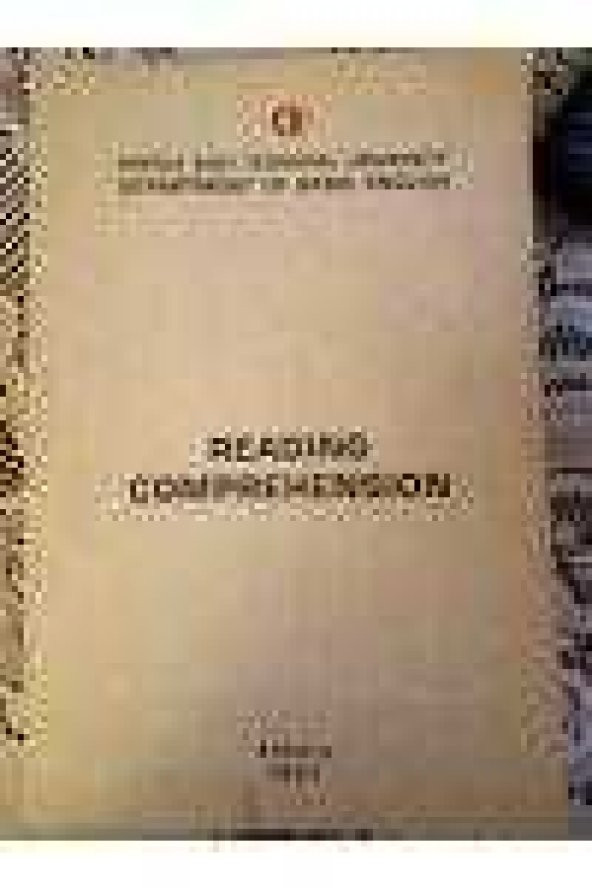 READING COMPREHENSION - 1