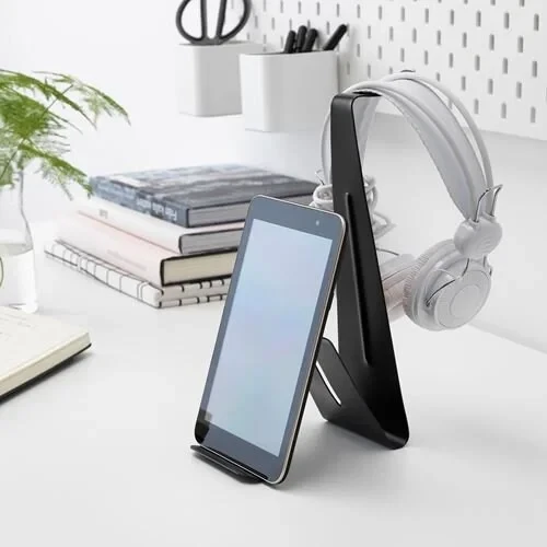 IKEA Möjlıghet Cep Telefonu Tablet Kulaklık Standı Tutucu Siyah - 2
