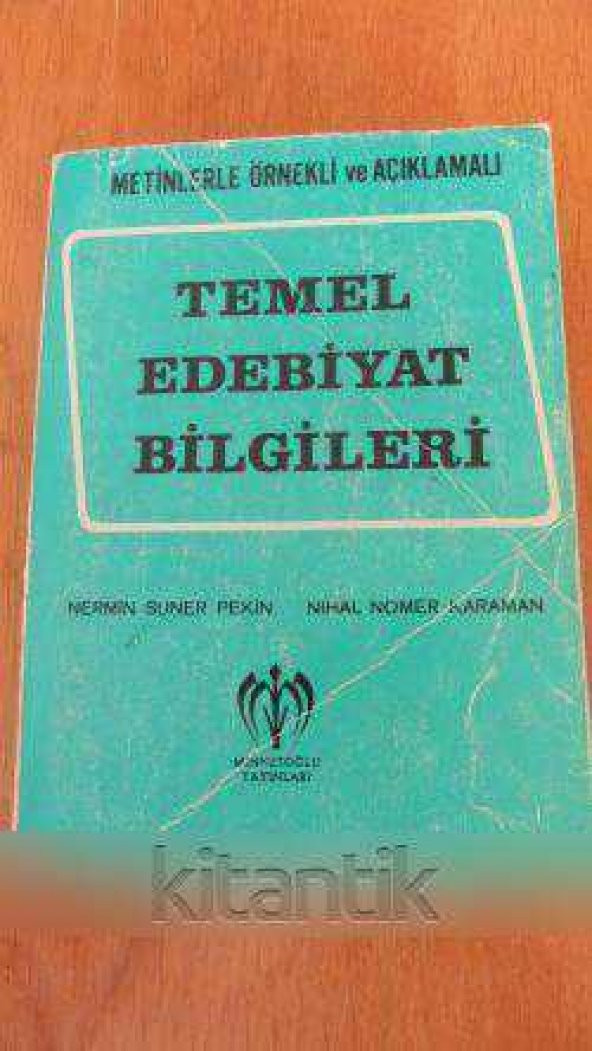Metinlerle Örnekli ve Açıklamalı TEMEL EDEBİYAT BİLGİLERİ