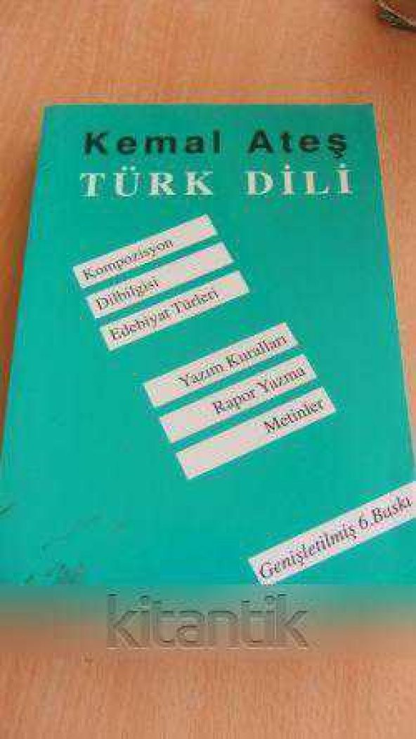 TÜRK DİLİ ürün görseli