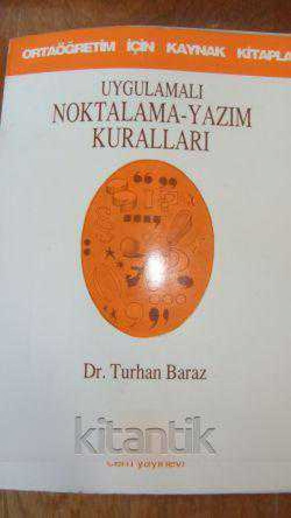 UYGULAMALI NOKTALAMA-YAZIM KURALLARI