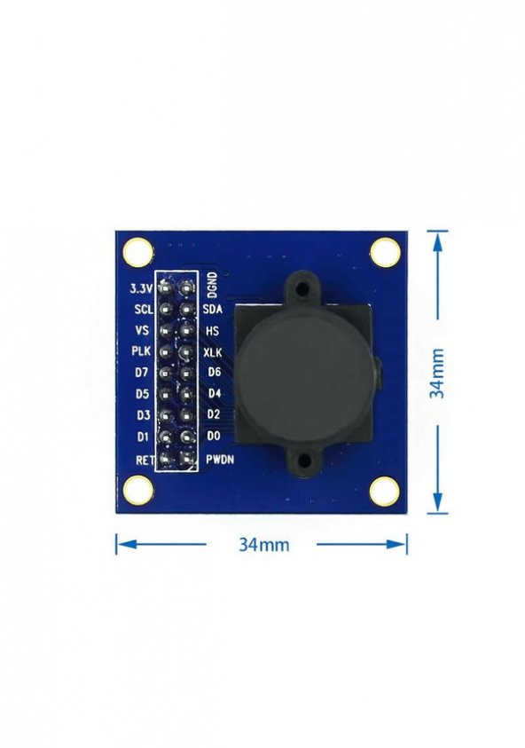 Arduino VGA Kamera Modülü OV7670