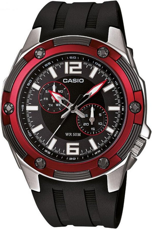 Casio MTP-1326 Orijinal Silikon Saat Kordonu Kayışı - 2