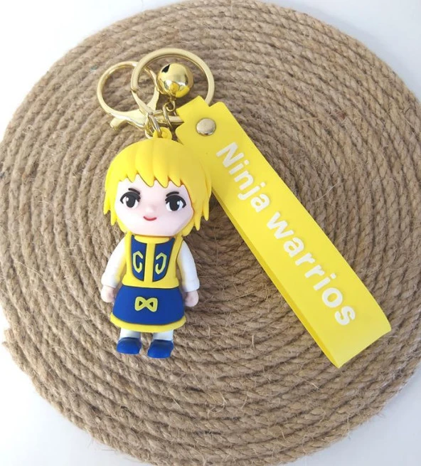 Hunter x Hunter Kurapika Karakter Figür Silikon Anahtarlık Çanta Süsü Oyuncak Aksesuar 12816