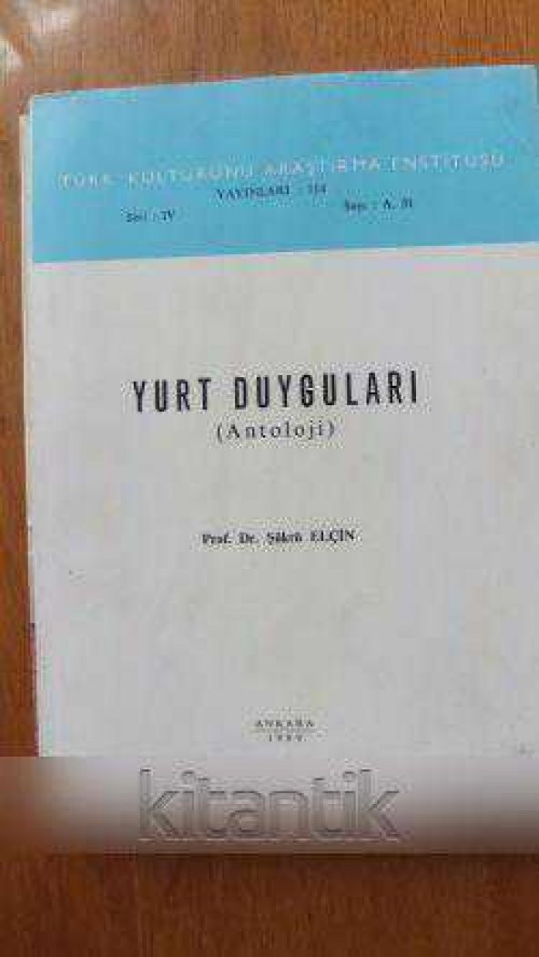 YURT DUYGULARI  ( Antoloji  ) - 1