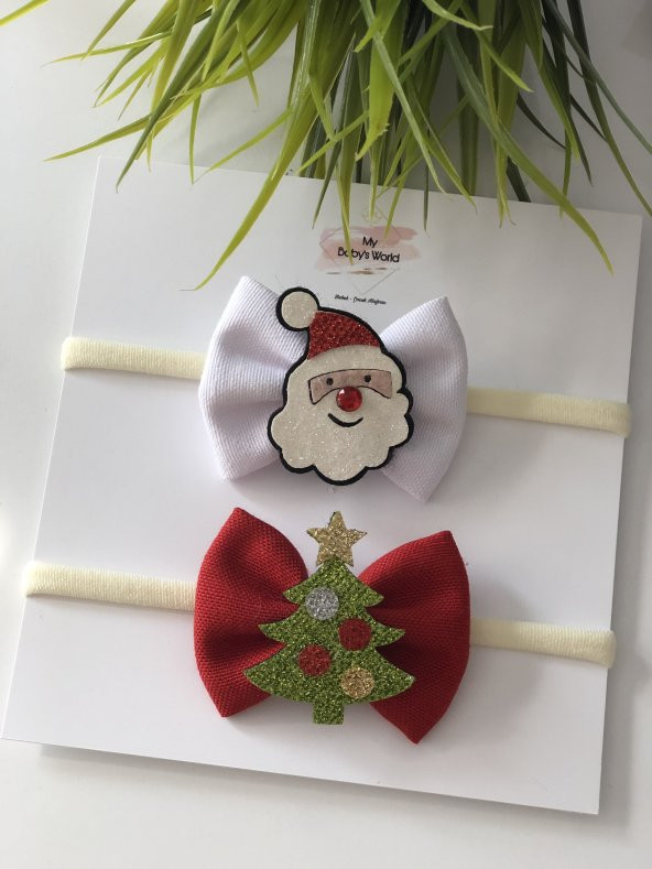 Mybabysworld Yeni Yıla Özel Bebek Çocuk  Bandana Seti