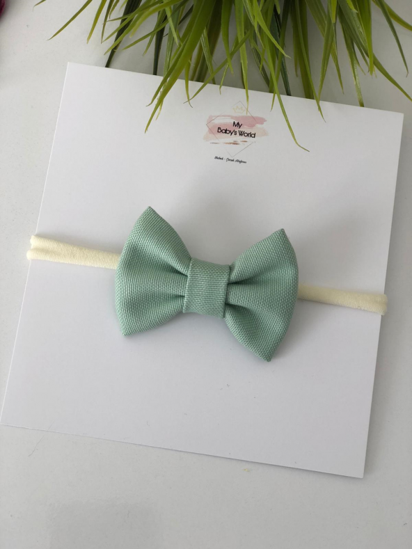 Mybabysworld Fiyonk Modeli Çocuk Bebek Bandanası