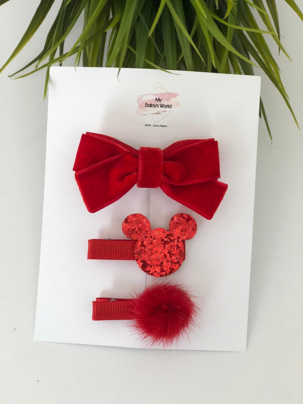 Mybabysworld 3 Farklı Model Bebek Çocuk Toka Seti