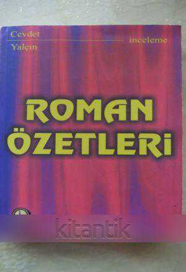 ROMAN ÖZETLERİ