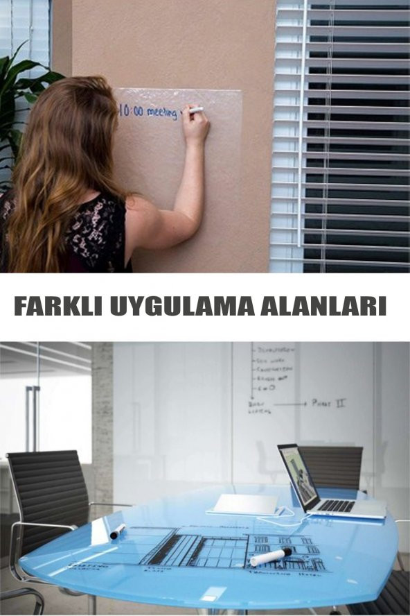 100 x 200 Şeffaf - Yapışkansız Tutunan Akıllı Kağıt * 1 Alana 1 Hediye * - Resim 4