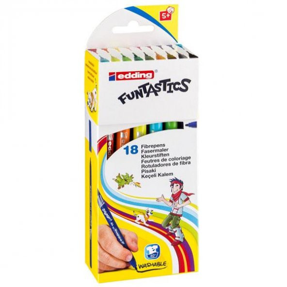 Edding Keçeli Kalem İnce 15 18 Lİ 4-15-18 ürün görseli