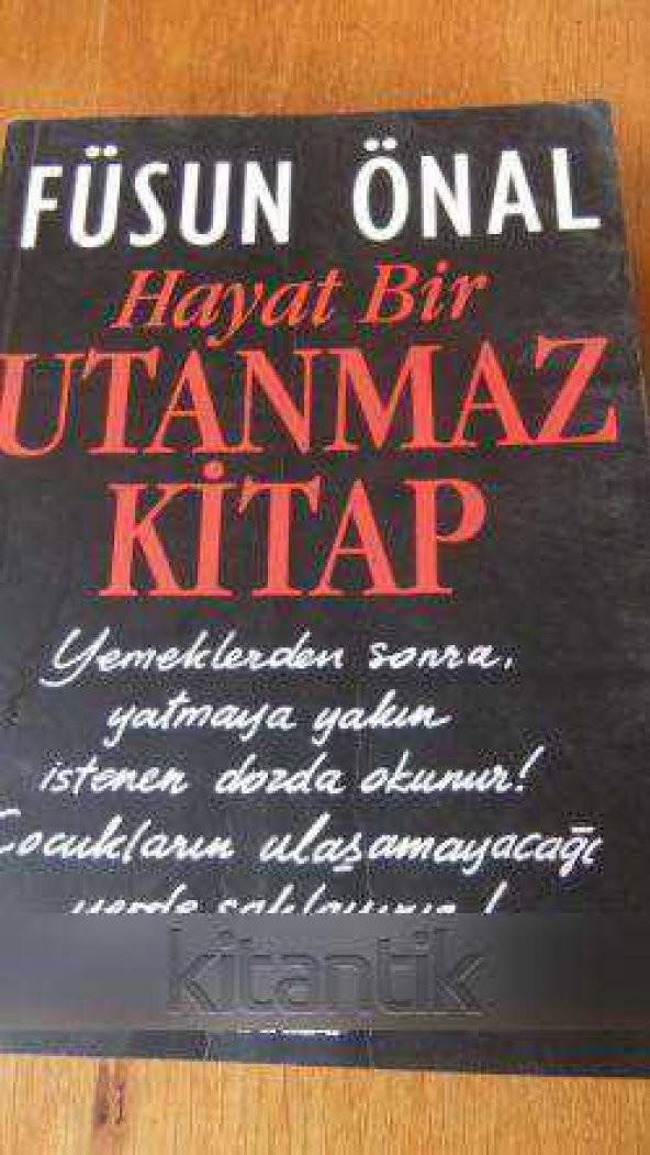 HAYAT BİR UTANMAZ KİTAP