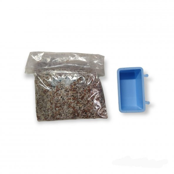 Grit Kuş Kumu 500gr + Kumluk 1 Adet - 1