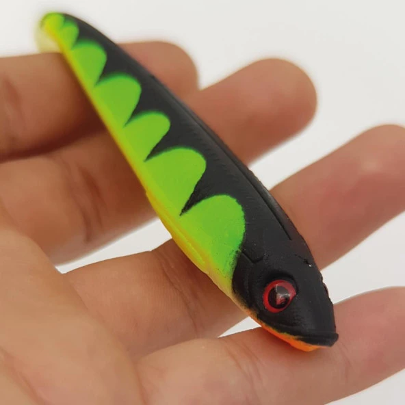 TEKNO DOĞA 12cm 12.5g İğnesiz Silikon Suni Yem 5ad - 2