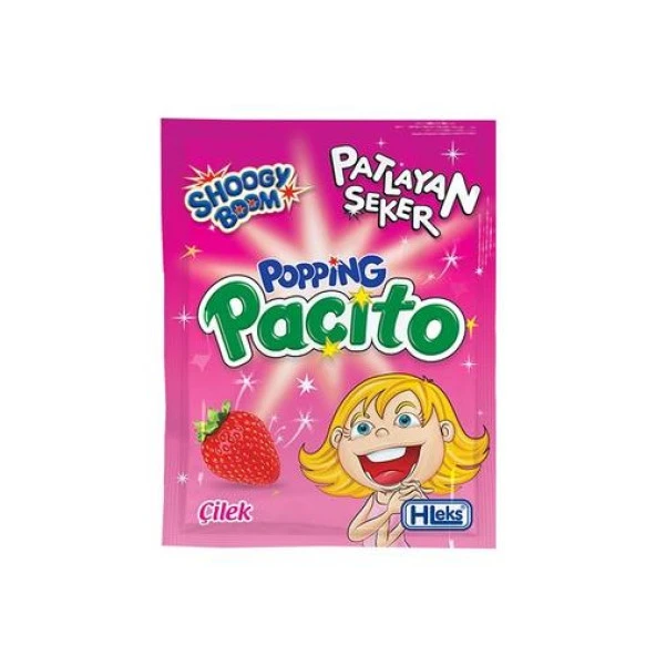 Hleks Popios Pat layan Şeker Çilekli (4 Adet) - 2