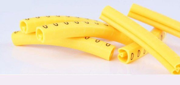 EC-2 "0-9" Arası 10 Ayrı Numara Kablo Numaratörü - 1000 Adet - Resim 2