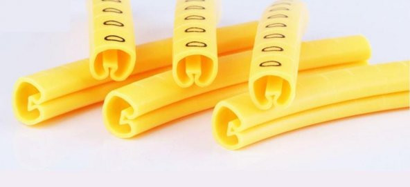 EC-2 "0-9" Arası 10 Ayrı Numara Kablo Numaratörü - 1000 Adet - Resim 3