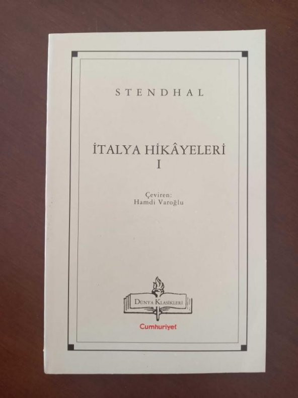 İTALYA HİKAYELERİ  - I