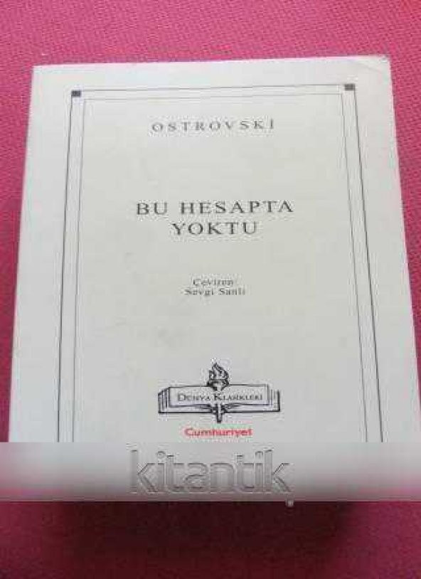 BU HESAPTA YOKTU - 1