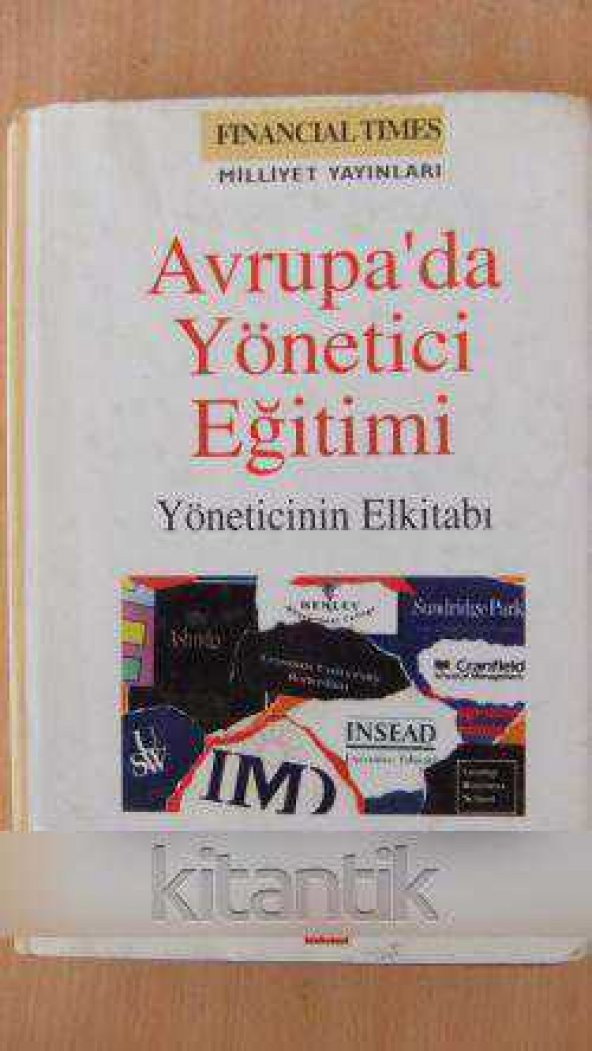 AVRUPA'DA YÖNETİCİ EĞİTİMİ  Yöbıneticinin Elkita