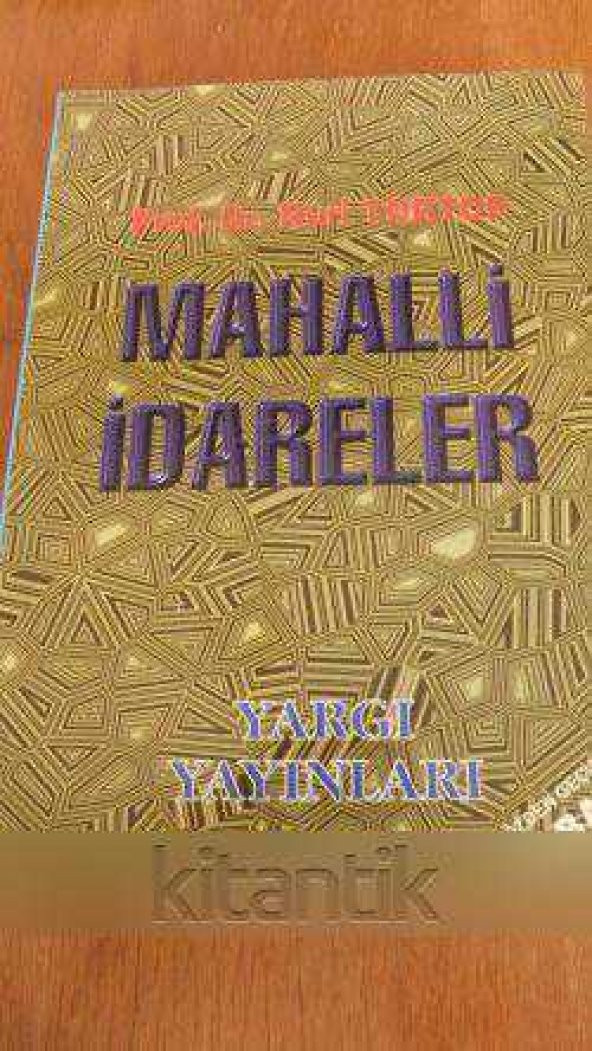 MAHALLİ İDARELER