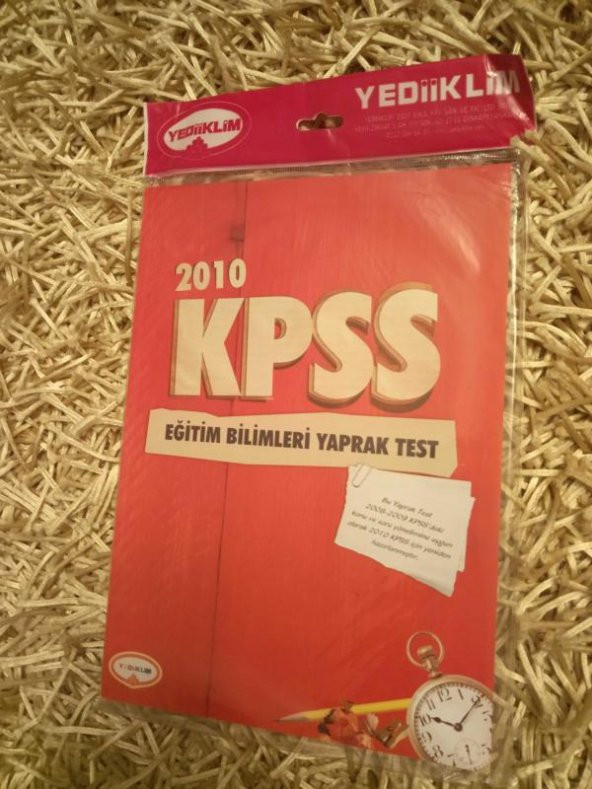 2010  KPSS  *   EĞİTİM BİLİMLERİ   YAPRAK TEST