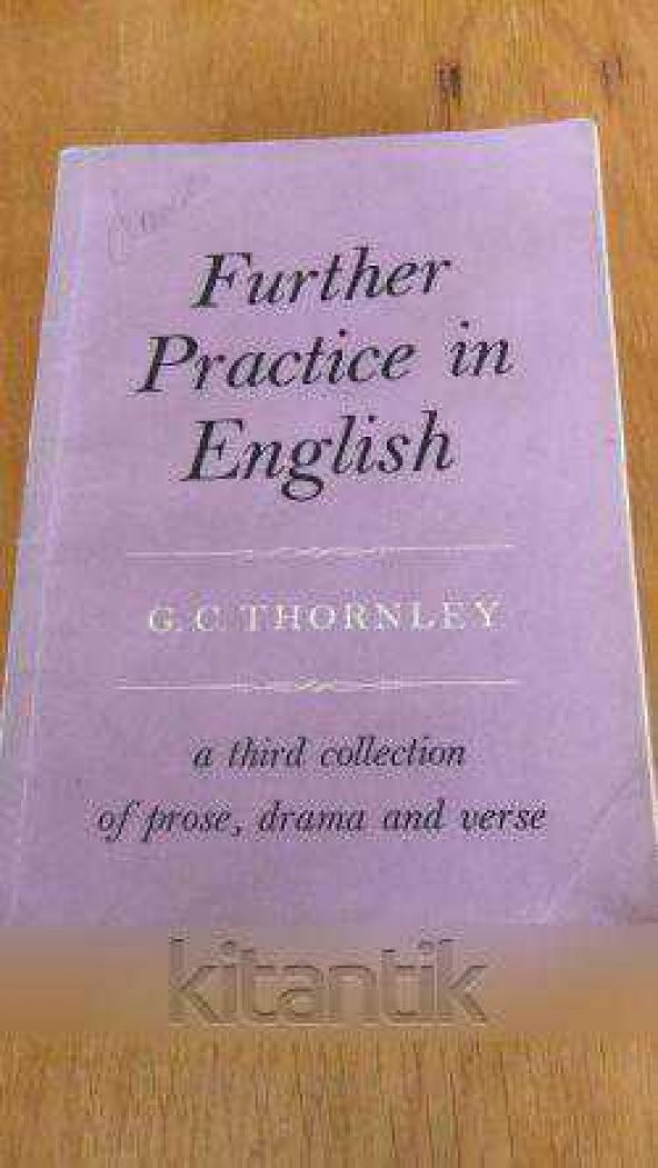 FURTHER  PRACTICE  IN ENGLISH