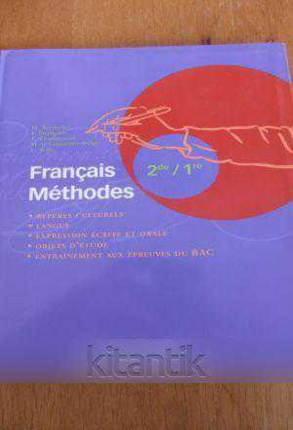 FRANÇAIS METHODES  2 de /  1 re - 1