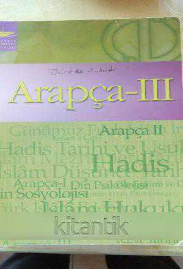 ARAPÇA - III