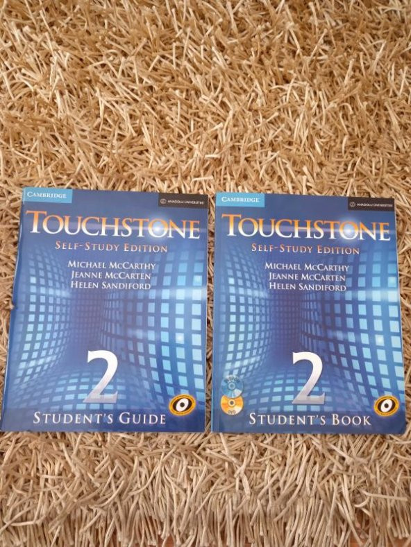 TOUCHSTONE SELF - STUDY EDITION 2    *  STUDENT'S BOOK & STUDENT'S GUIDE  * 2 ADET DVD  İLE BERABER