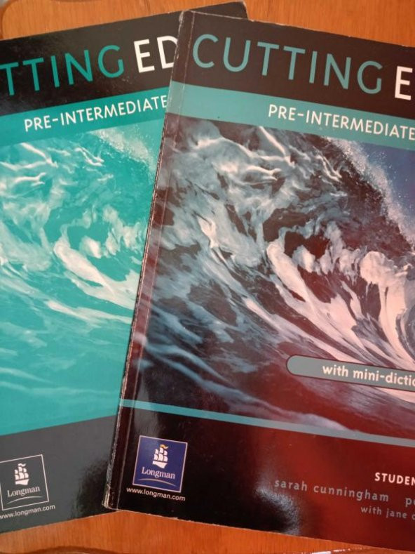 CUTTING EDGE   PRE- INTERMEDIATE     STUDENTS' BOOK   +  WORKBOOK  +   with mini-dictionary - 1