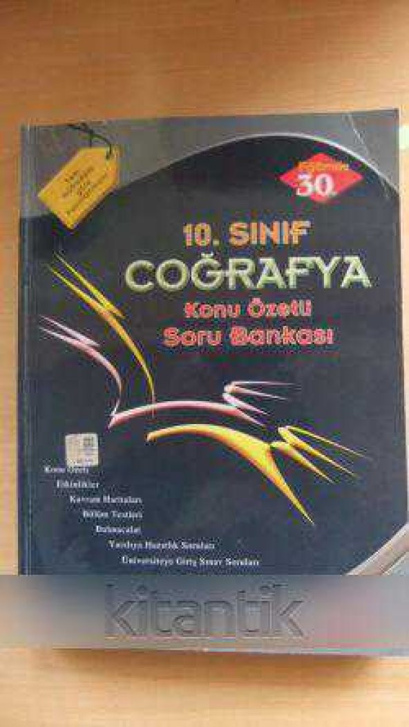 10.SINIF COĞRAFYA  Konu Özetli  Soru Bankası ürün görseli 1