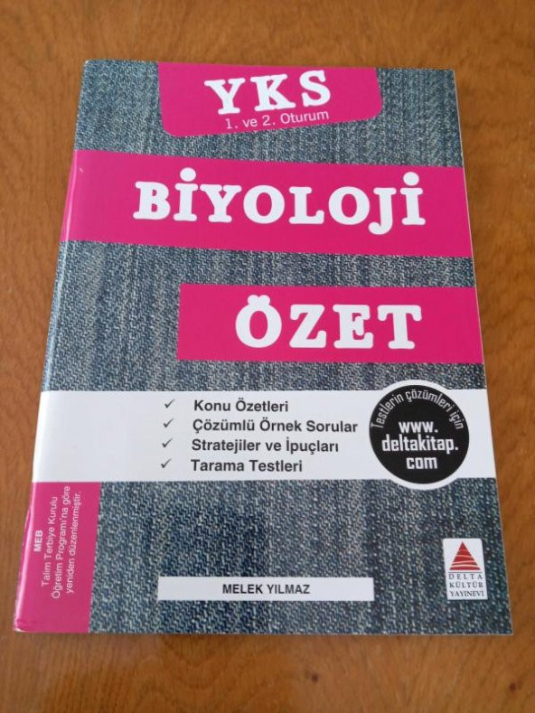 YKS 1. VE 2. OTURUM BİYOLOJİ Özet