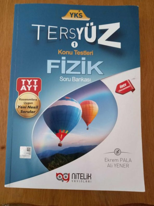 YKS   TERSYÜZ  - 1 Konu Testleri  FİZİK  SORU BANKASI /  YKS   TERSYÜZ  - 2   Tekrar Testleri  FİZİK  SORU BANKASI